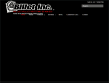 Tablet Screenshot of billetinc.com.au